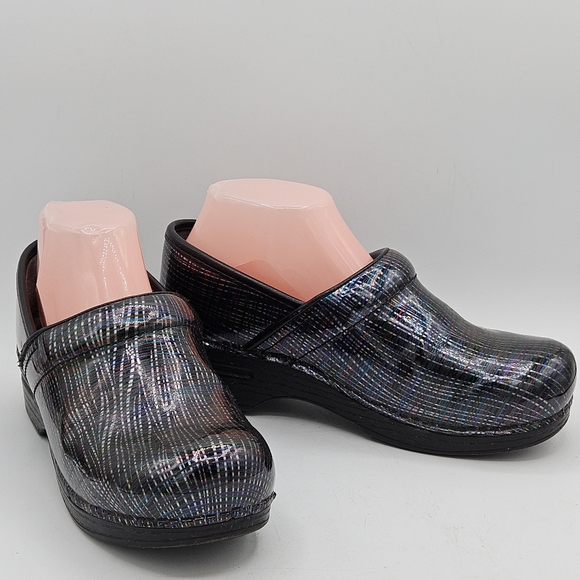Dansko striped clog shoes size 37 US 6.5 / 7 - Picture 10 of 16